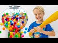 Chris And Michael Play With Giant Gumball Machine