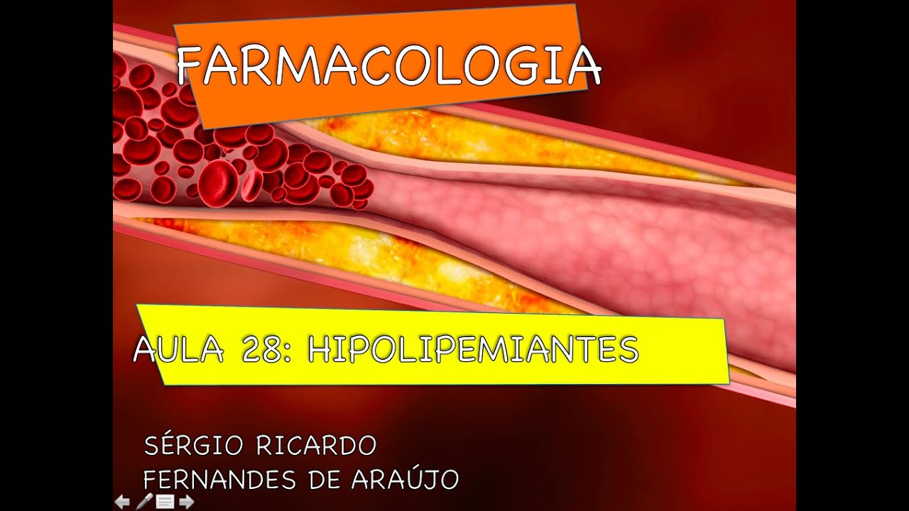 Curso de Farmacologia: Aula 28 - Hipolipemiantes - Origem do colesterol (parte 1)
