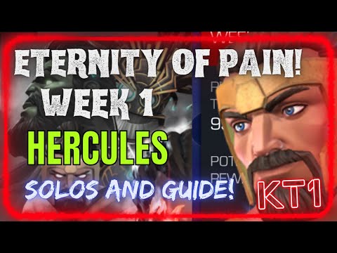 Easiest Hercules Solos , Best Options And Guide! Week 1 Of Eternity of Pain - Anger!