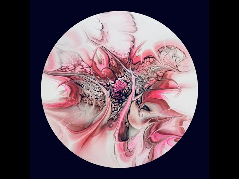 (374) Modified Bloom Technique ~ This Little Piggy ~ Acrylic Fluid Painting