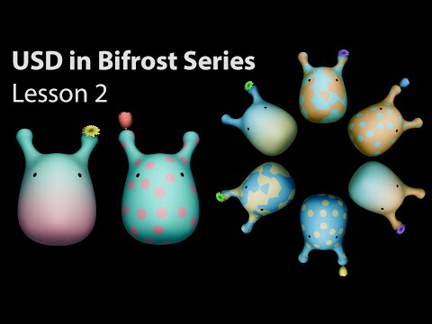 USD in Bifrost - Lesson 2: Creating variants (Variant sets and Primvars)