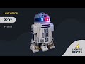 Light My Bricks Lumières-LED pour LEGO® Star Wars R2-D2 Set son et lumière 75308