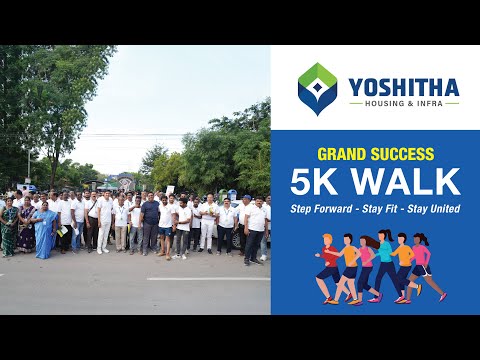 Yoshitha 5K Walk | Grand Success at Botanical Garden Kondapur | Stay Fit Stay United