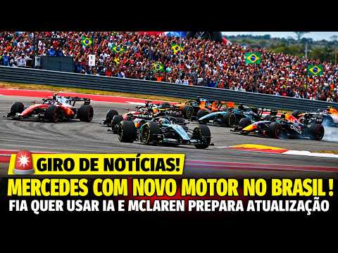 MERCEDES PREPARA NOVO MOTOR NO GP DO BRASIL! FIA QUER UTILIZAR IA | MCLAREN TERÁ ATUALIZAÇÕES