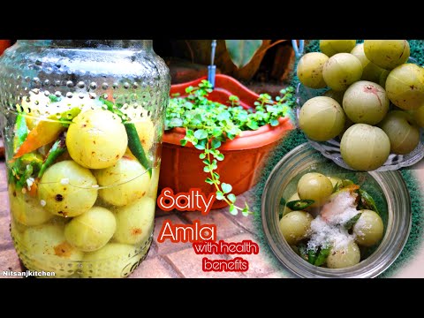salty Amka pickle| Amka recipe | No oil no masala ready in 5 mins #Nitsanjkitchen #amlarecipes#amla