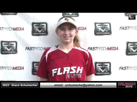 2023 Grace Schumacher 3.8 GPA - Pitcher and Outfield Softball Skills Video - Flash Elite