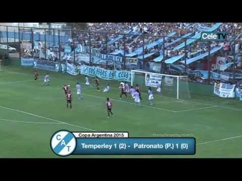 Copa Argentina 2015: TEMPERLEY 1(2) - PATRONATO 1 (0)
