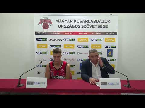 MVM-OSE Lions - Egis Körmend sajtótájékoztató