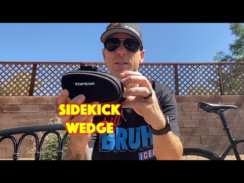 Topeak Sidekick Wedge saddle bag Review and look at what I keep Inside my saddle bag.