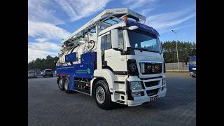 Camion hydrocureur combin&eacute; MAN ASSMANN ADR KOMBI FOR CLEANING CANALS WUKO | Image 4 - Autoline