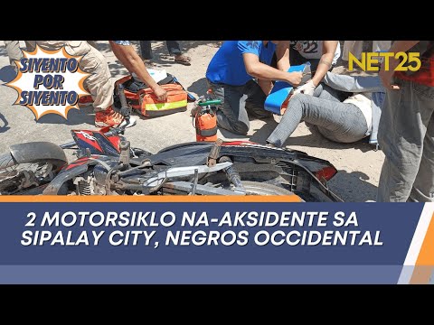 2 motorsiklo na-aksidente sa Sipalay City, Negros Occidental Siyento Por Siyento