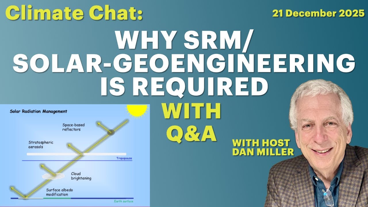 Why SRM/Solar-Geoengineering is Required (with Q&A)