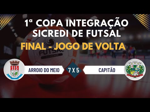 1º COPA INTEGRAÇÃO SICREDI DE FUTSAL - GOLS - FINAL - JOGO DA VOLTA