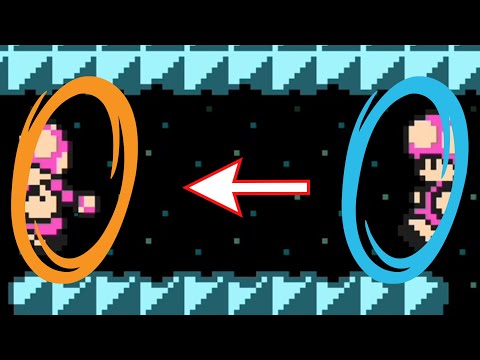 This Level RECREATES PORTAL in Mario Maker 2