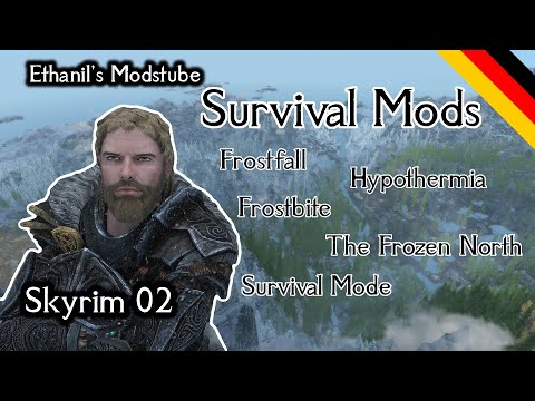 Skyrim Modreview: Survival Mods - Frostfall, Survival Mode, Frostbite, The Frozen North, Hypothermia