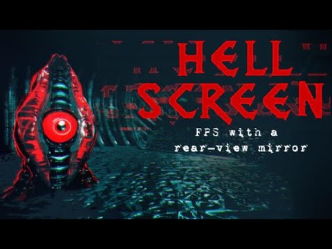 Hellscreen - PC gameplay - 1st person horror retro shooter