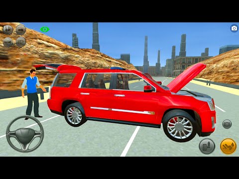 Cadillac SUV With Siren Driving In Taxi - Big SUV Simulator - Android Gameplay