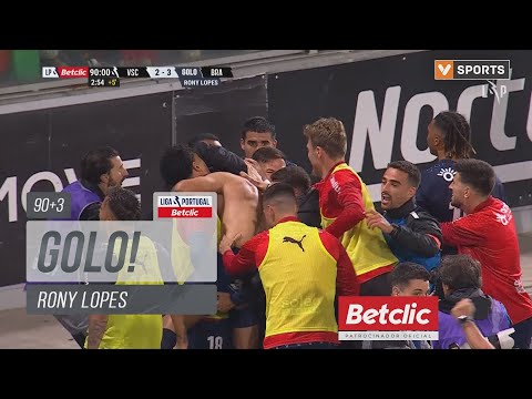 Golo Rony Lopes: Vitória SC 2-(3) Braga (Liga 23/24 #33)