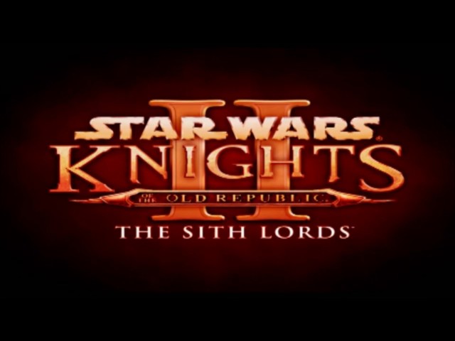 Star Wars Knights of the Old Republic II the Sith Lords (NTSC)