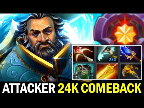ATTACKER the KUNKKA GOD — 24K Gold Comeback with Insane Plays Dota 2
