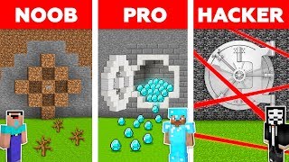Minecraft NOOB vs PRO vs HACKER: SECURE BANK ROBBERY in Minecraft / Funny Animation