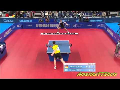 Table Tennis 2015 Amazing point by Dimitrij Ovtcharov and Panagiotis Gionis
