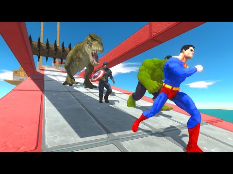 Run for Your Life: Vastatosaurus Rex and Rolling Spikes Are Coming - Creepy Monster VS Superhero