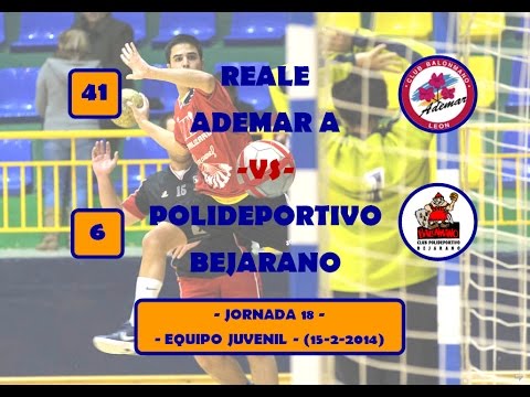 41 Reale Ademar A -Vs- 6 C.P. Bejarano - Jornada 18 - Juvenil - (15-02-2014)