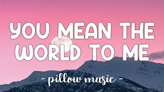 You Mean The World To Me - Toni Braxton (Lyrics) 🎵