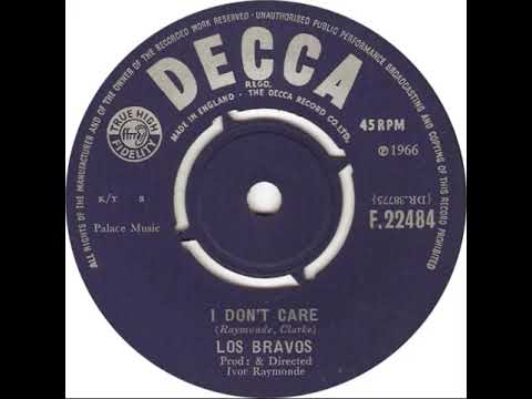 UK New Entry 1966 (284) Los Bravos - I Don't Care