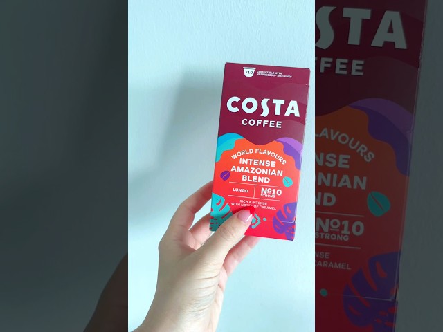 Vídeo relacionado con Cápsulas de café Costa Coffee Signature Blend LUNGO, compatibles con Nespresso (Signature Blend LUNGO, 10 cápsulas)