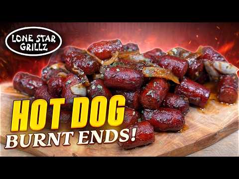 Hot Dog Burnt Ends Recipe on the Lone Star Grillz Pellet Smoker