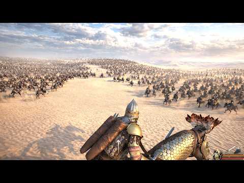 Massive Desert Battle (2000 Men Vlandia vs Empire) - Mount and Blade 2 Bannerlord