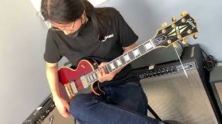 Video thumbnail for Gibson Les Paul Custom 1974 Original Test at TR Crandall Guitar in New York by Joong Mo Do