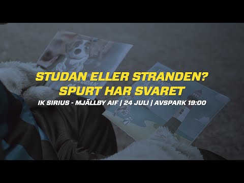Studan eller stranden? Spurt har svaret | Inför Sirius - Mjällby