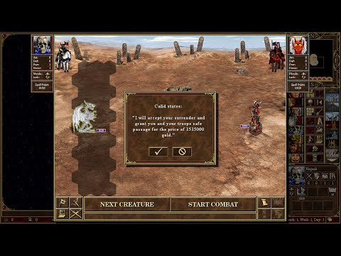 Heroes 3 WoG ERA Battle | 'Bone & Ghost Dragons' Vs. 'Devils & Arch Devils'