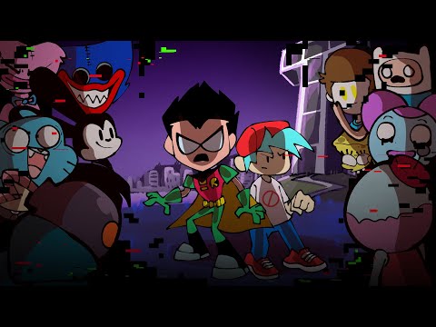 Corrupted “BOSSY” But Everyone Sings It | Teen Titans GO! x Come Learn With Pibby x FNF Animation