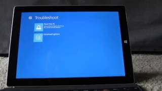Surface 3 - Recovery mode , Hard reset ...