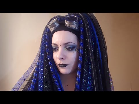Pitite Oudy - Cybergoth Makeup Tutorial #1
