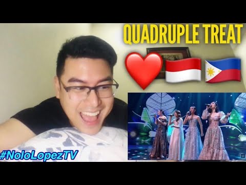 Raisa x Isyana x Tiara x Lyodra | Anganku Anganmu | Konser Kemanangan | Indonesian Idol| NoLo Reacts