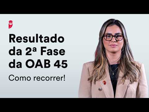 Vídeo: Resultado OAB 45: consulta, notas e aprovação