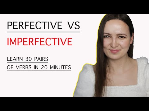 30 pares mais comuns de verbos perfeitos/imperfeitos