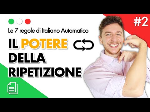 Regola 2  - LA RIPETIZIONE (SUB ITA) | Imparare l'Italiano