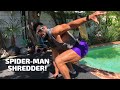🕷SPIDERMAN SHREDDER! | BJ Gaddour Spider Workout Exercises Fat Loss Fitness Home Gym