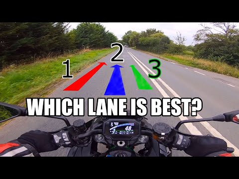 Motorcycle Lane Positions Explained - Why is Lane 3 Most Important