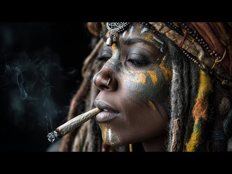 “She Smokes, The World Slows Down — Real Roots Reggae Frequency” 🕊️🌿🔥