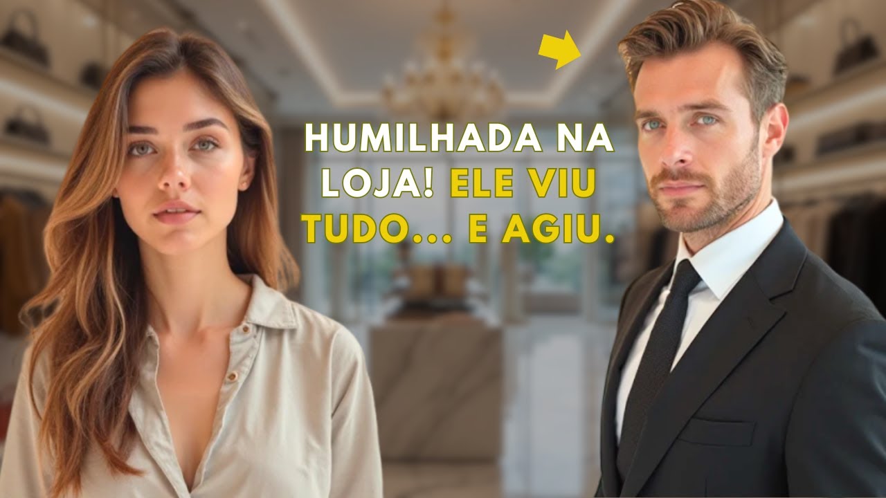 Garota pobre é HUMILHADA em loja de luxo... Sem saber que um MILIONÁRIO mudaria sua vida.