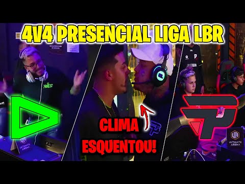 LOUD VS PAIN O CLIMA ESQUENTOU NO 4V4 DE VERÃO PRESENCIAL DA LIGA LBR - CLIPS FF