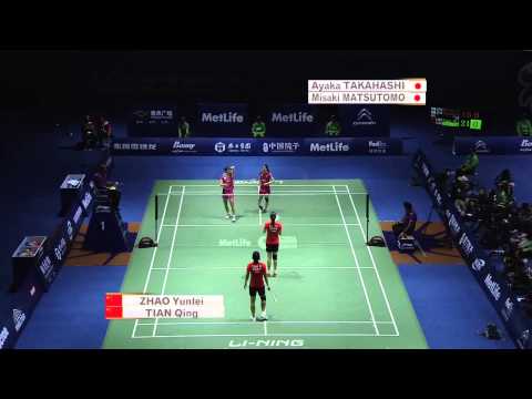 THAIHOT CHINA OPEN 2014 - SF | WD Tian Q/Zhao Y L [2] (CHN) VS M Matsutomo/A Takahashi [3] (JPN)