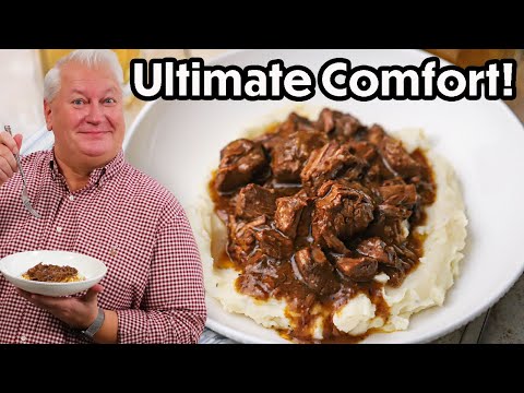 The Ultimate Comfort Food: Slow Cooker Beef Tips & Gravy